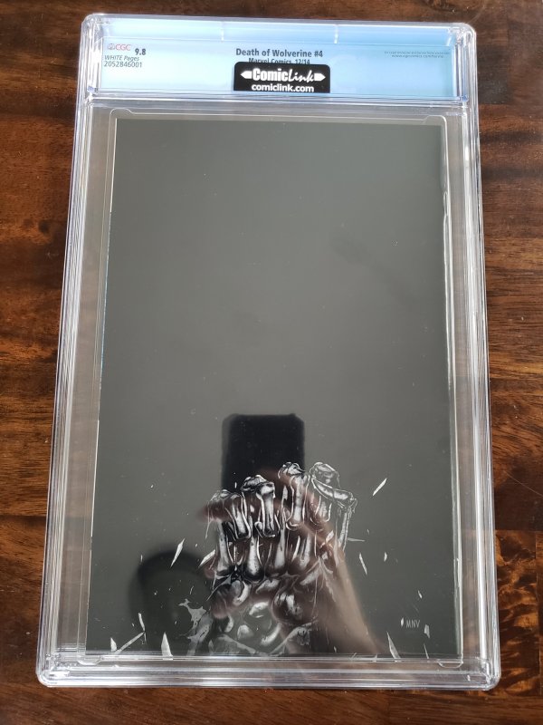 Death of Wolverine 4 CGC 9.8 Holofoil cover