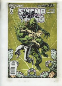 SWAMP THING #2 (9.2) SIGNED BY YANICK PAQUETTE!! 2011