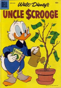 Uncle Scrooge (Walt Disney) #18 FN ; Dell | August 1957 Money Tree