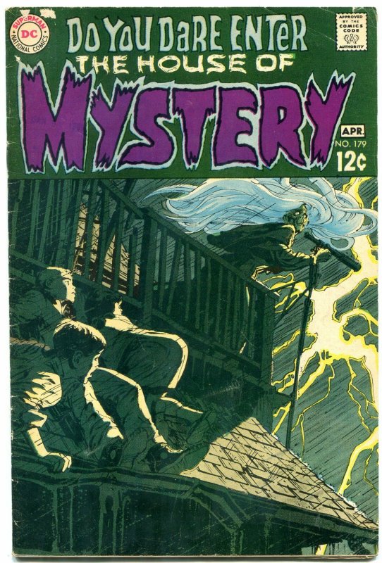 House of Mystery #179 1969- 1st BERNI WRIGHTSON- Neal Adams VG