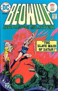 Beowulf #2 VG ; DC | low grade comic July 1975 Dragon Slayer Satan Slave Maid