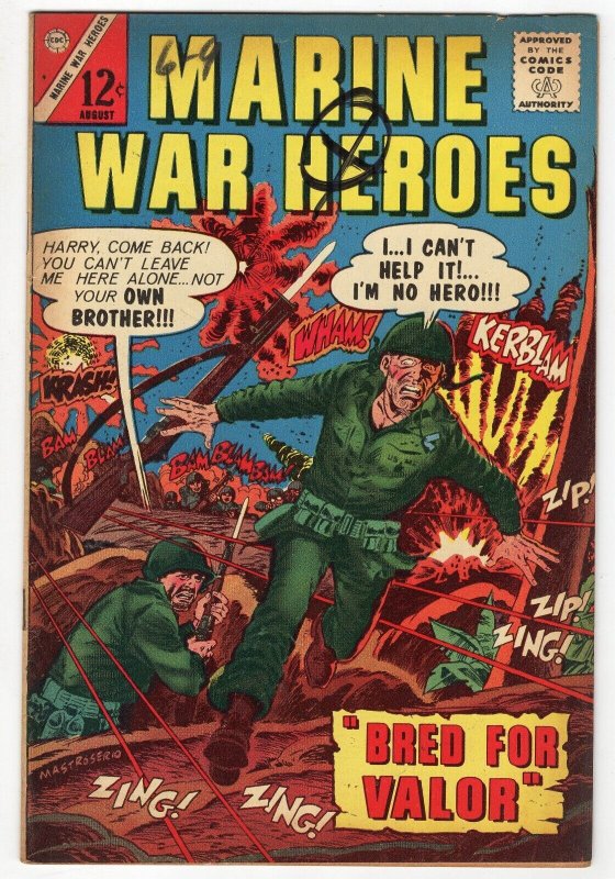 Marine War Heroes #9 VINTAGE 1965 Charlton Comics 