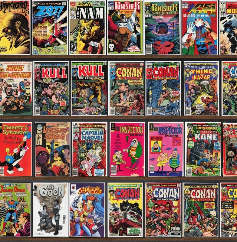 Huge Lot 130+ Comics with Superman, Conan The Barbarian & More!