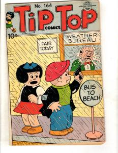 Tip Top Comics # 164 FN United Features Comic Book Nancy Sluggo Bus Beach JL16