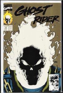 Ghost Rider #15 Second Print Cover (1991) Ghost Rider