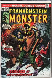 The Frankenstein Monster #11 (1974) Frankenstein Monster