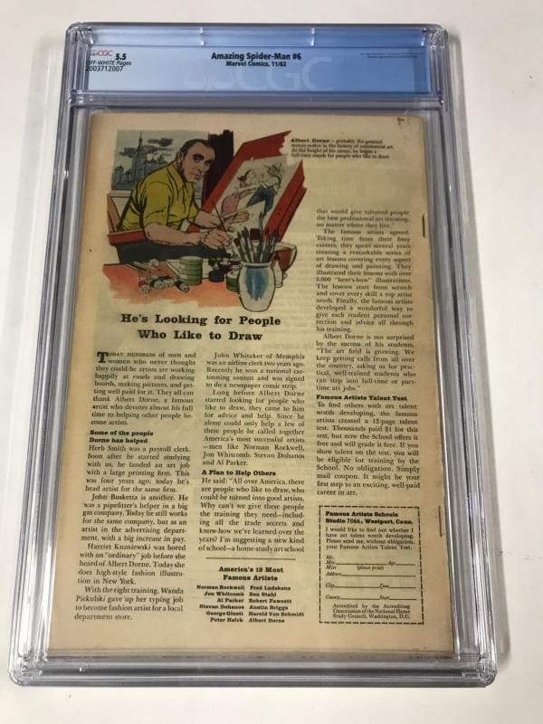 Amazing Spider-Man #6 CGC 5.5