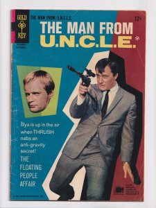 The Man From UNCLE #8 Gold Key 1966 TV Show Photo Vintage Silver Age Comic Book 