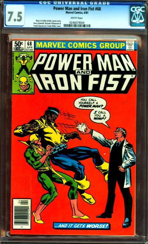 Power Man & Iron Fist #68 CGC Graded 7.5