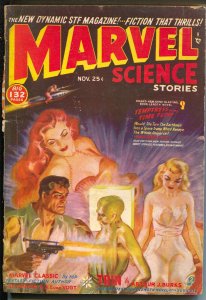 Marvel Science Stories 11/1950-Marvel Timely-Norman Saunders-Van Vogt-FR/G