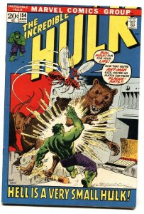 THE INCREDIBLE HULK #154 1972-MARVEL-comic book