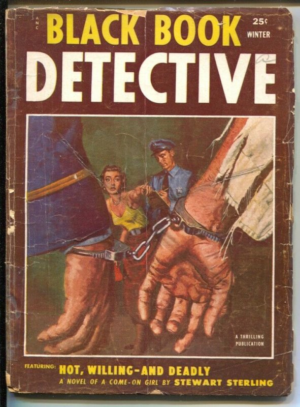 Black Book Detective-Winter 1953-Thrilling-final issue-Last Tony Quinn-G