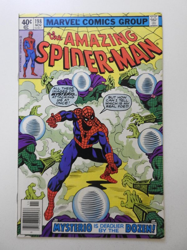 The Amazing Spider-Man #198 vs Mysterio! Beautiful VF- Condition!