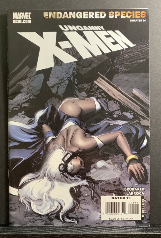 The Uncanny X-Men #491 (2007) Salvador Larroca Storm Cover