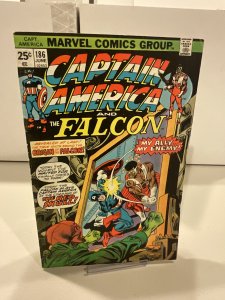 Captain America #186  1975  VG  Origin of Falcon!