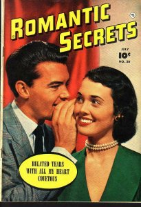 ROMANTIC SECRETS #20 PHOTO COVER EGYPTIAN COLLECTION FN/VF