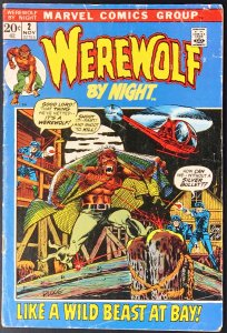 Werewolf by Night #2 (1972) VG-