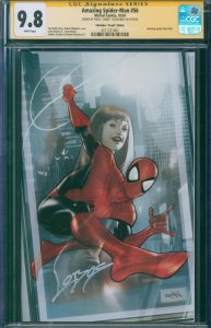 Amazing Spider-Man #56 CGC 9.8 Villalobos Virgin Edition SIGNED PABLO LOBOS
