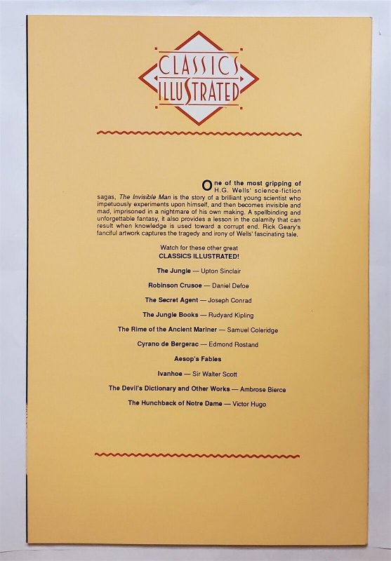 Classics Illustrated (First) #20 (March 1991, First) 8.5 VF+  