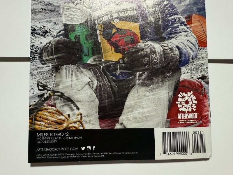 Miles To Go # 2 NM Haun 2020 Incentive Variant Aftershock Comic Book 8 J400