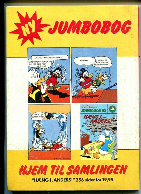 Onkel Joakim #10 1985-Disney-Danish-Uncle Scrooge-Carl Barks-Mickey Mouse-VG