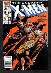 X-Men #212 VF- 7.5 Wolverine Vs. Sabretooth! Marvel Comics