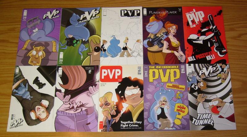 PvP #0 & 1-45 VF/NM complete series + replay - scott kurtz  player vs player set 