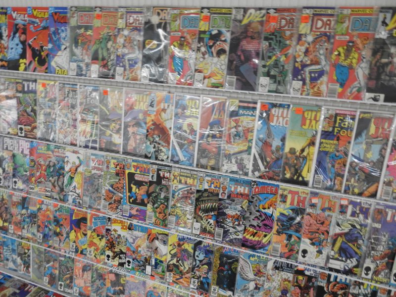 Huge Lot 160+ Comics W/ Fantastic Four, Spider-Man, Superman+ Avg VF- Condition!