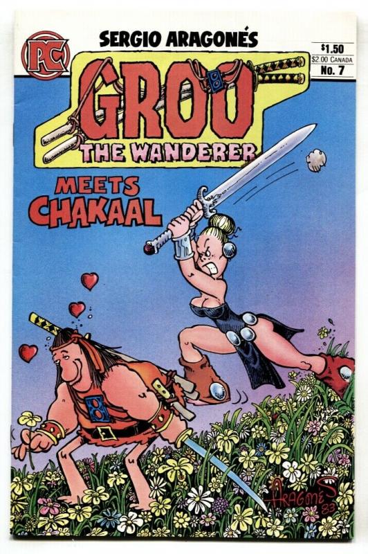 GROO THE WANDERER #7 First appearance of Chakaal VF/NM 