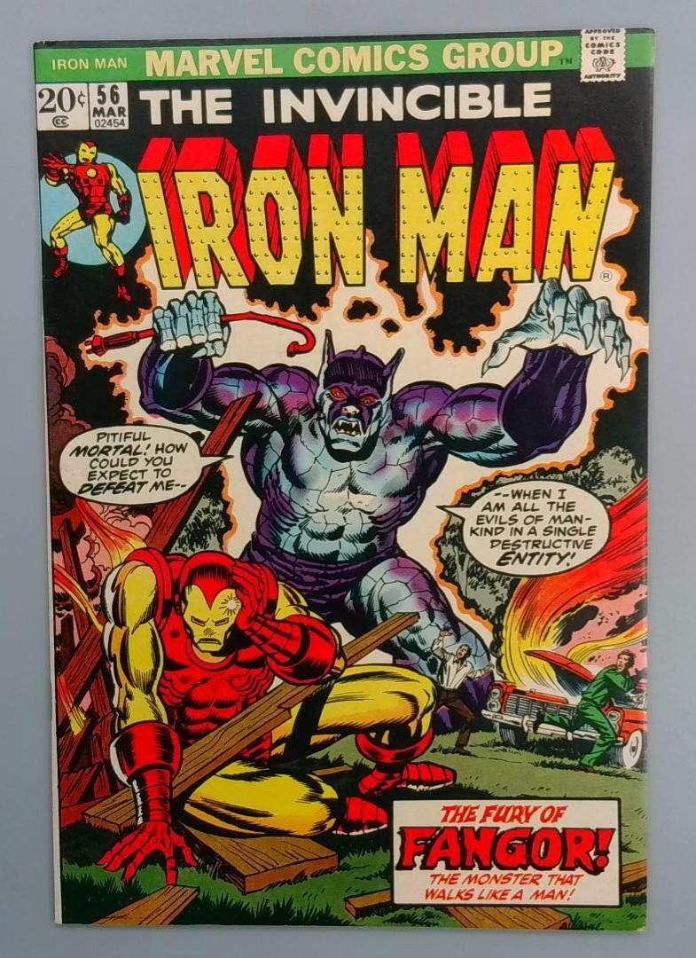 Iron Man #56, NM- Jim Starlin art, Marvel Comics Group, 1973 JR1