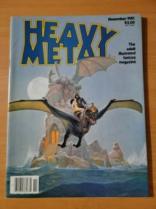 Heavy Metal November 1981 ~ VERY FINE - NEAR MINT NM ~ illustrated Magazine