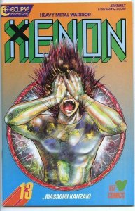 Xenon Heavy Metal Warrior #13 Eclipse International Comics June 7 1988 (VFNM)