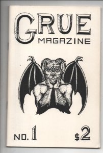 GRUE MAGAZINE #1, VF/NM, 1985, rare, Softcover, Horror, Hell's Kitchen