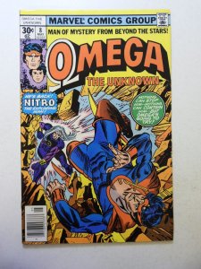 Omega the Unknown #8 (1977) FN/VF Condition indentation on fc