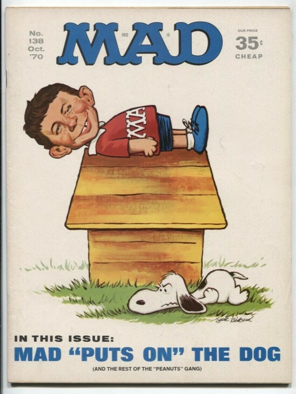 Mad-Magazine-#138-Oct-1970-Mort Drucker-Don Martin-David Berg