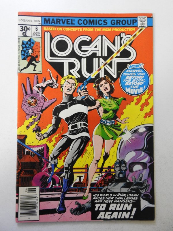 Logan's Run #6 (1977) VG/FN Condition! moisture stain bc