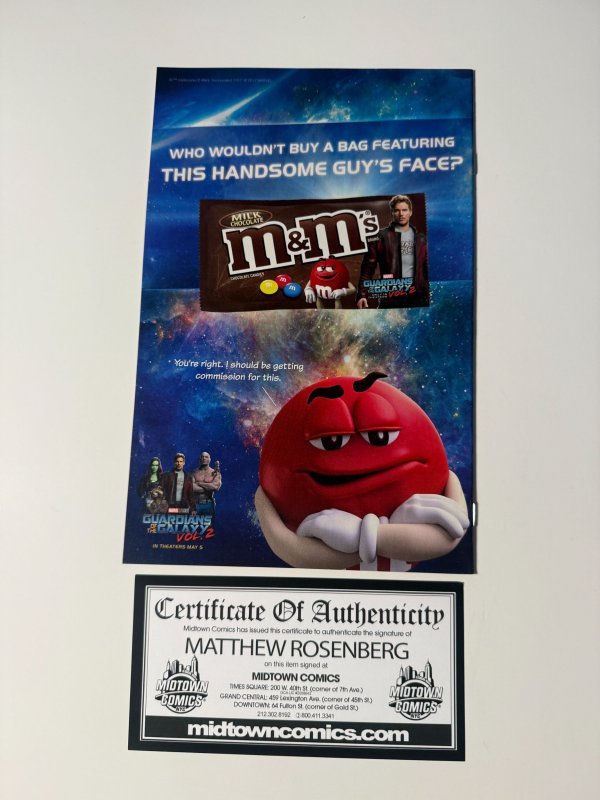 Secret Warriors #1 (2017) Hip Hip Variant Signed Rosenberg w COA!