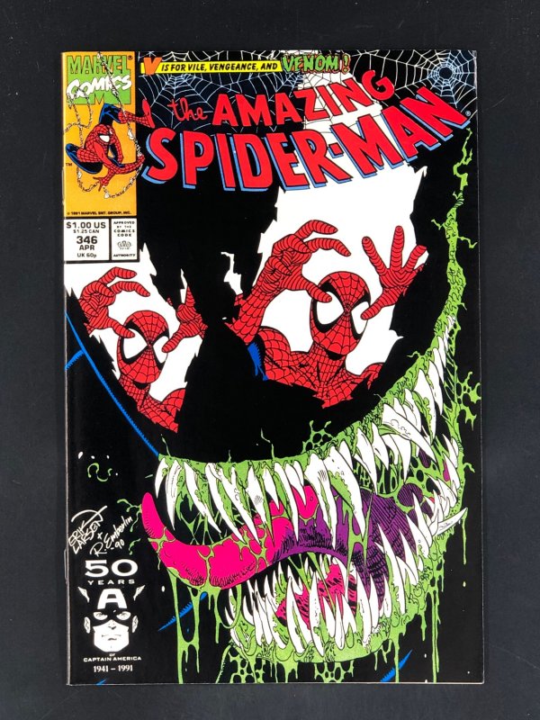 The Amazing Spider-Man #346 (1991) Iconic Cover Art by Erik Larsen