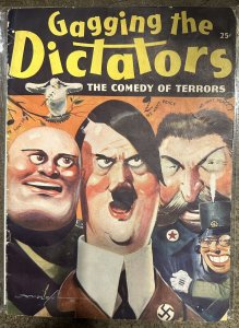 (1938) Gagging the Dictators #nn Hitler! Stalin! Super Rare Golden Age