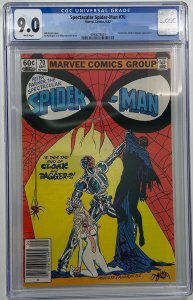 Spectacular Spider-Man #70 | Silvermane, Cloak & Dagger App | CGC 9.0 