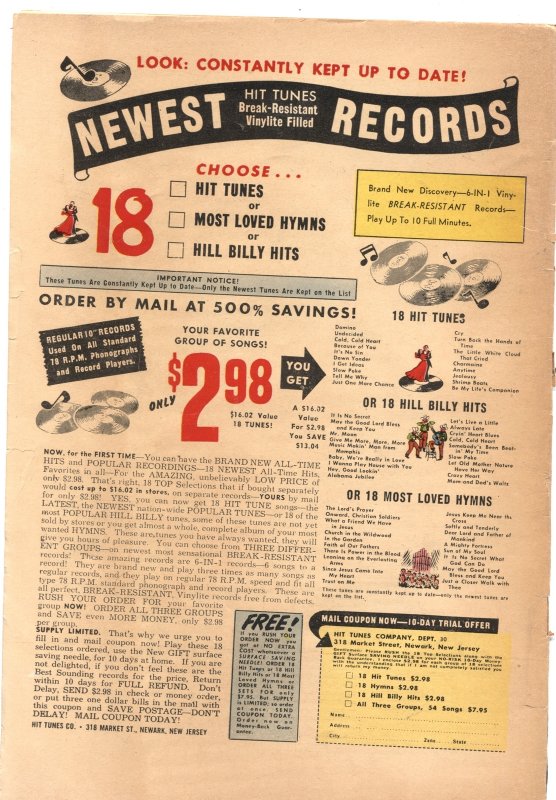 Sports Action #14  1952 - Atlas  -VG - Comic Book