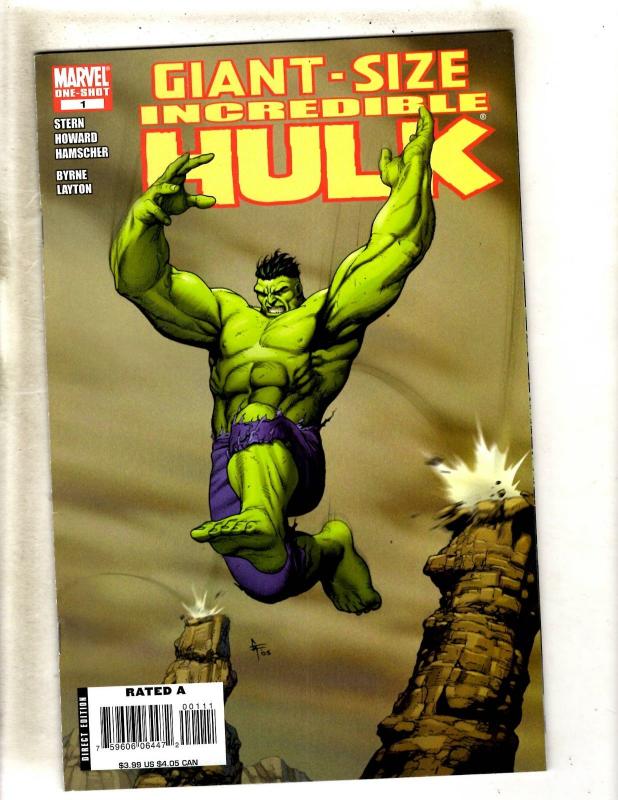 6 Incredible Hulk Marvel Comic Books # 87 88 89 90 World War 1 Giant Size 1 MF14