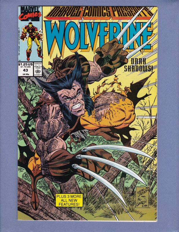 Marvel Comics Presents #43 NM- Wolverine Iron Man Marvel 1990