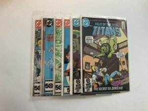 Tales Of The Teen Titans 51 52 54-57 Lot Run Set Fine Fn 6.0 DC Comics