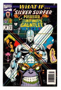 What if vol.2 #49 newsstand - Silver Surfer - Infinity Gauntlet - Thanos - (-NM)