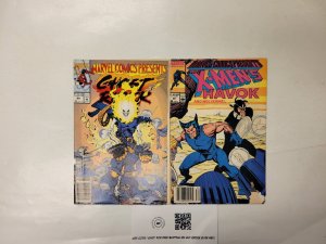 2 Marvel Comics #99 Ghost Rider + #30 Havok and Wolverine 22 TJ45