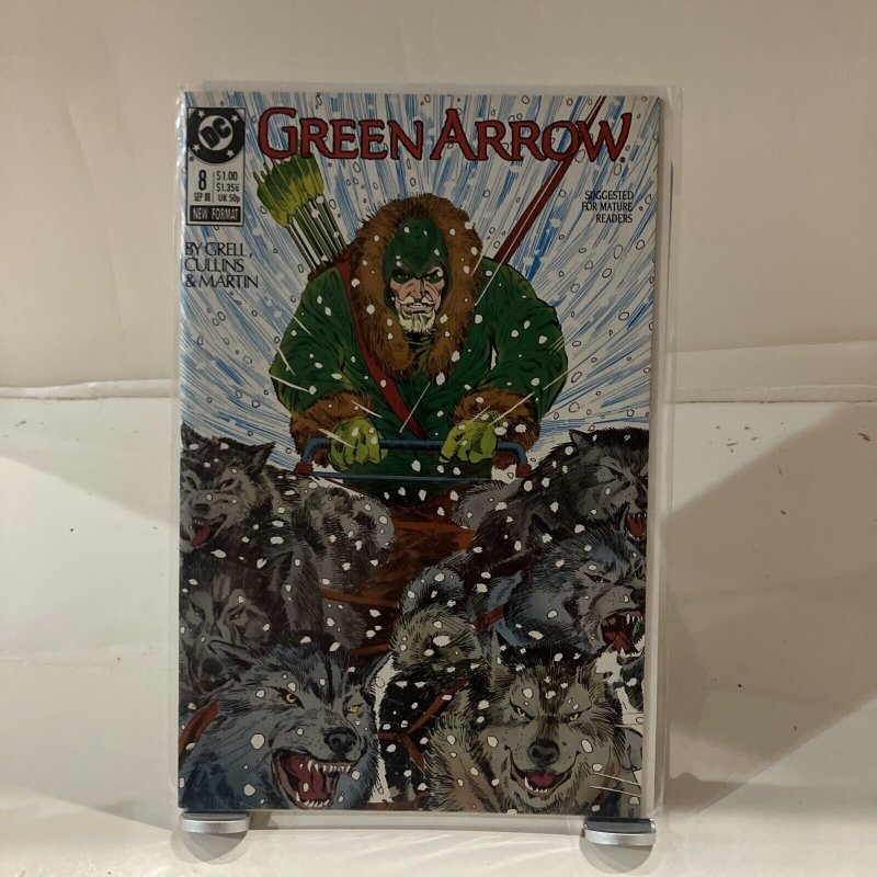 Green Arrow #8 DC Comics 1988 Mike Grell