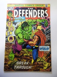 The Defenders #10 (1973) VG Condition