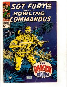 Sgt. Fury & His Howling Commandos # 50 VG/FN Marvel Comic Book Nick Fury JL16