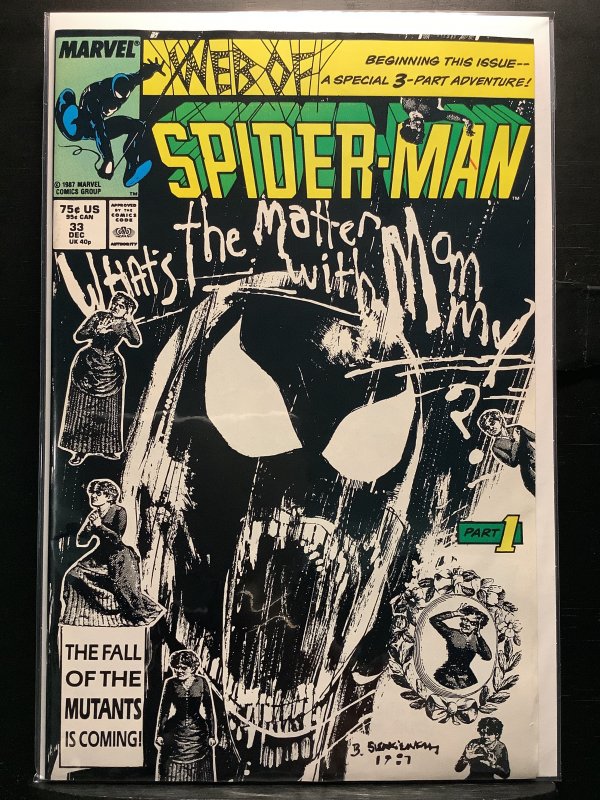 Web of Spider-Man #33 Direct Edition (1987)